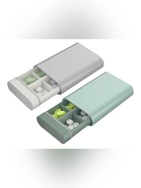 2/$15 Two Compact Sliding Pill Organizer